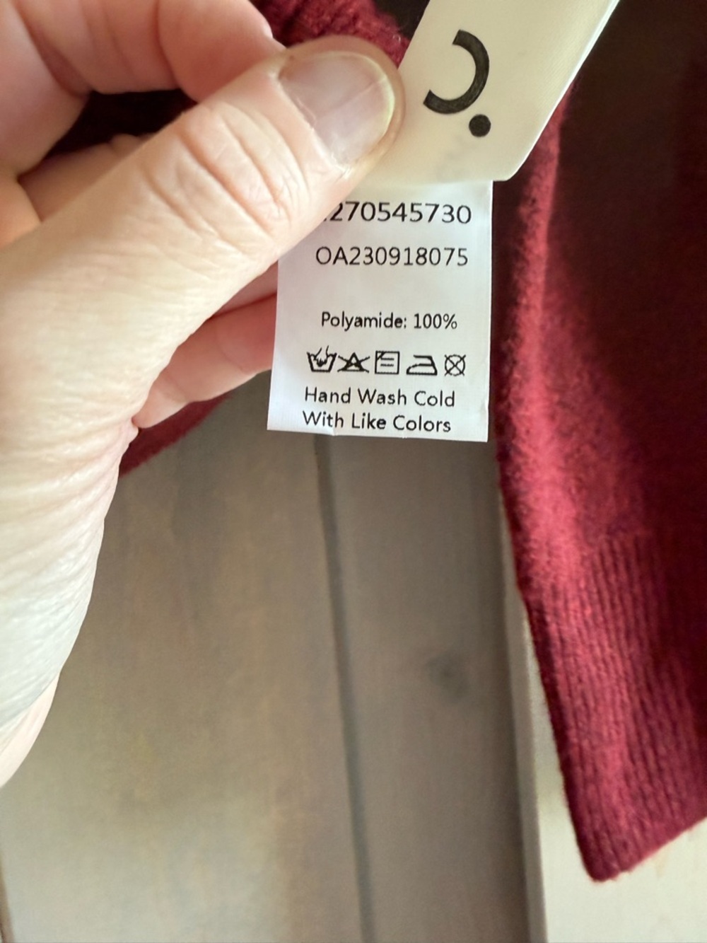 NWOT Commense Half Zip Fuzzy Sweater - Picture 8 of 8